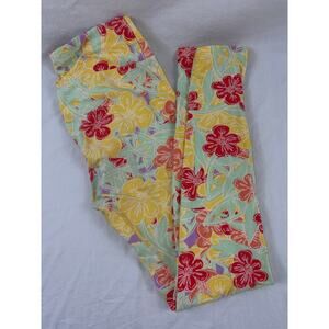 Lularoe Floral Leggings OS